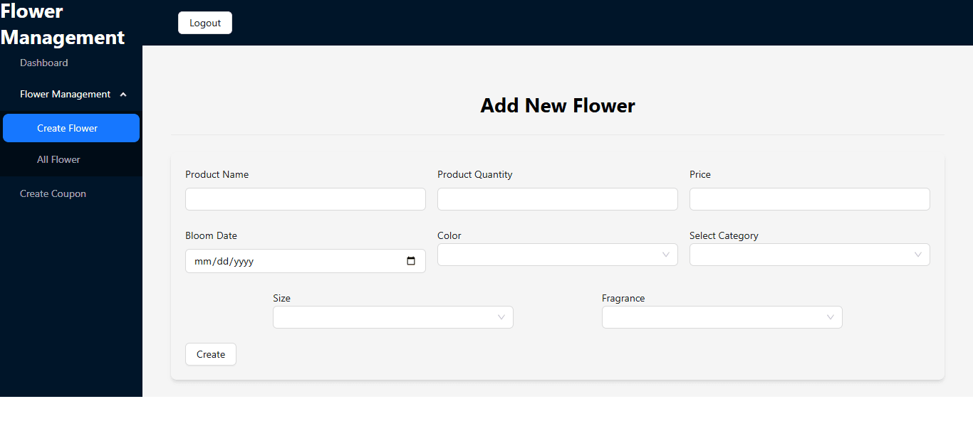 Flower Management System – Multi-role Marketplace System