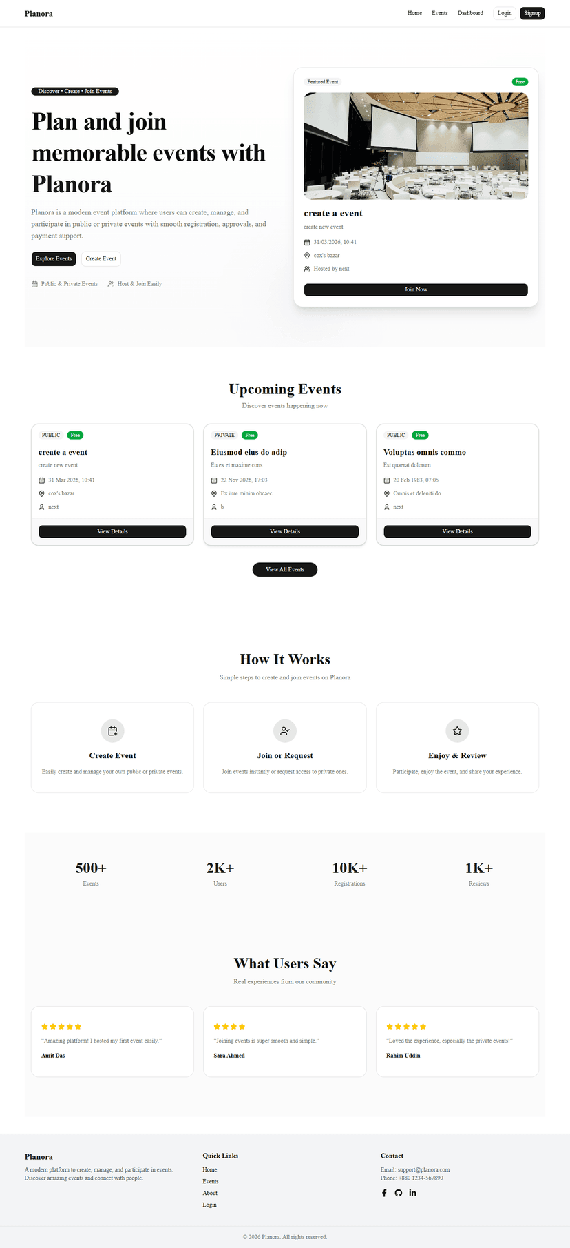 Planora – Task & Productivity Management System